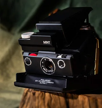 SX70 סדרה mint670x המצלמה SLR670-X מינג (סוג i) שחור -one shot - באמצעות 70 ו-600 הסרט ואני-סוג סרטים