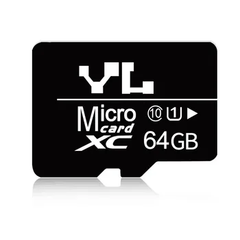 כרטיס SD 64GB י TF כרטיס זיכרון מיקרו SD 64GB כרטיס TF מיקרו עבור מצלמות מעקב במעגל סגור מצלמת אבטחה