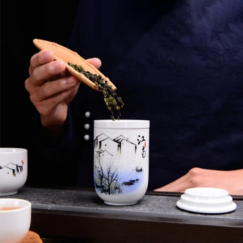 בסגנון סיני נייד נסיעות כלי שולחן קרמיקה Gaiwan ערכת תה הביתה לחבר מתנה בסגנון סיני נייד נסיעות כלי שולחן קרמיקה Gaiwan ערכת תה הביתה לחבר מתנה 3